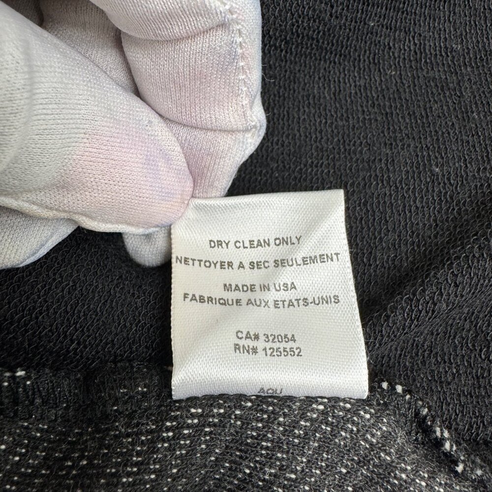 Women's Anthropologie Dolan T-Shirt BlackLetter Jacket Size MD Gray Black - Picture 15 of 15